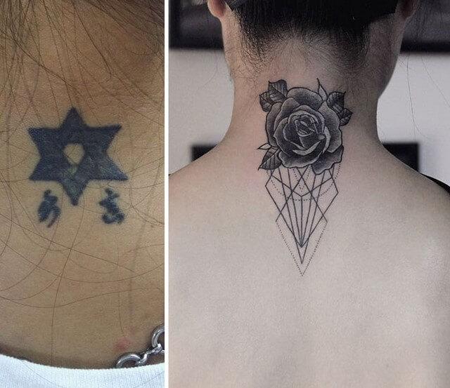 As 28 melhores coberturas de tatuagens de pessoas arrependidas