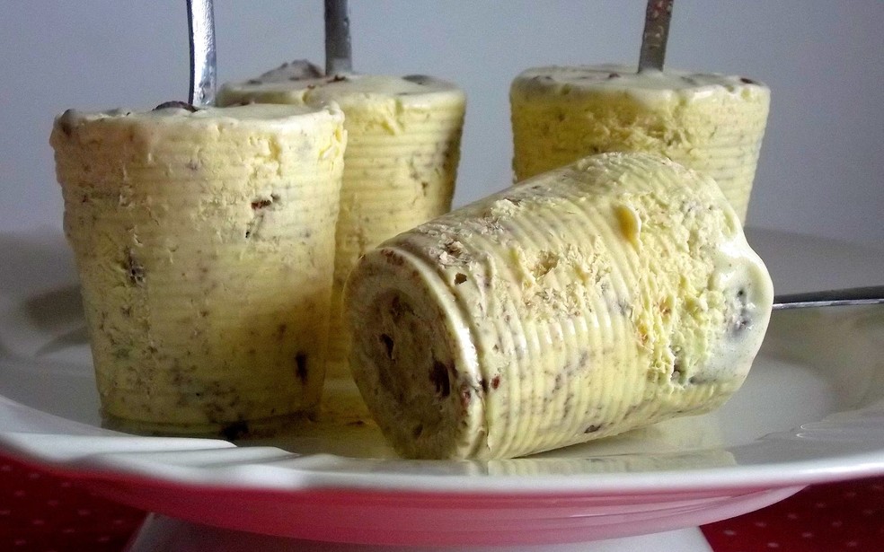 Picolé de limão no Copinho