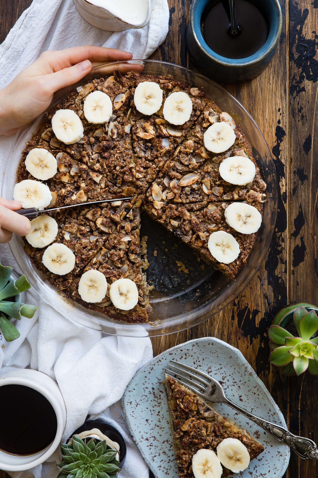 Receita de bolo de BANANA com AVEIA para te fazer suspirar