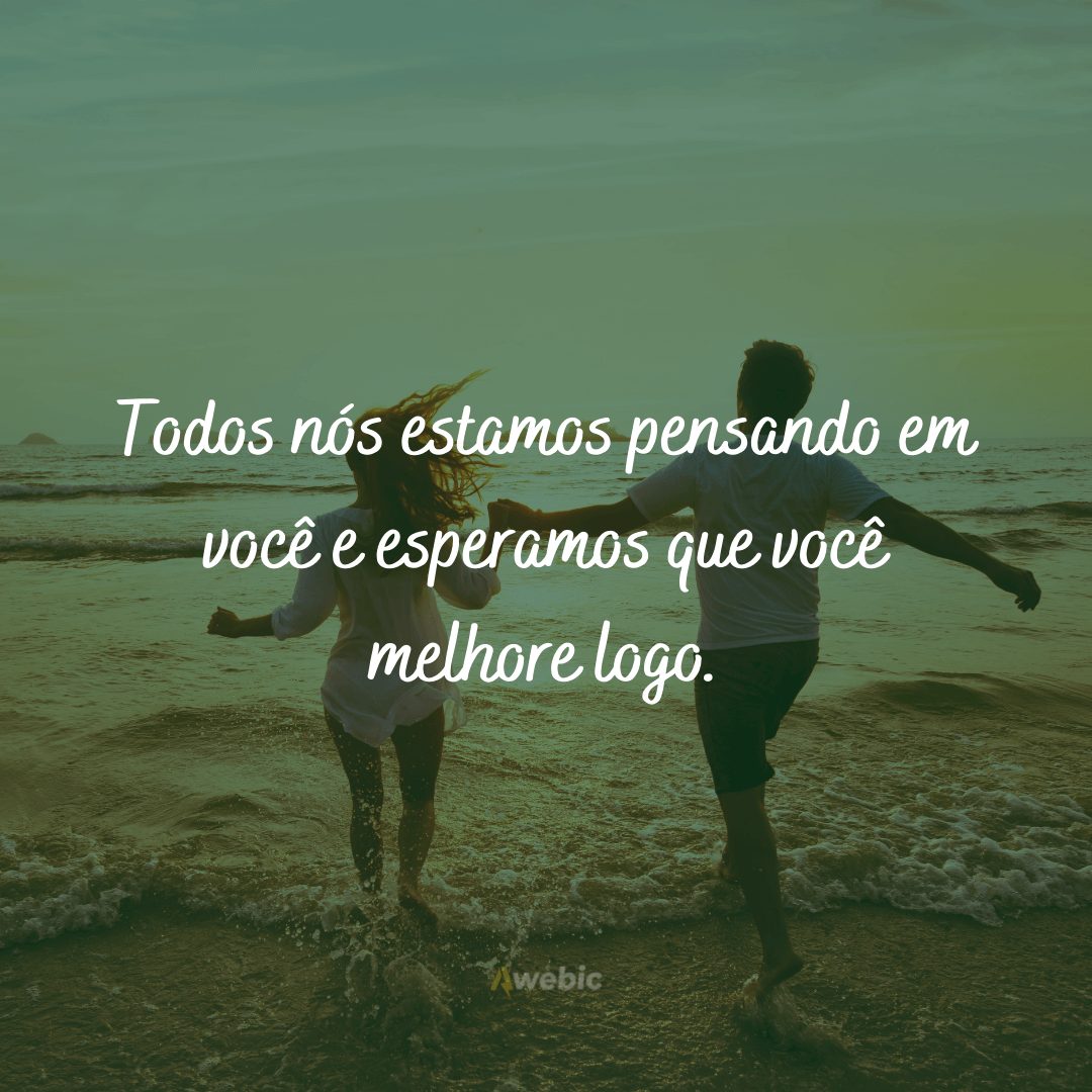 Frases para quem está doente