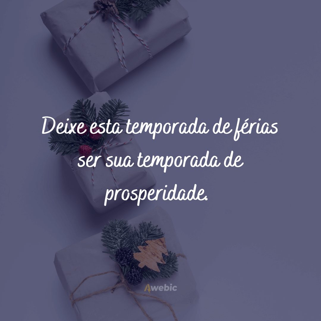 Frases curtas de boas festas