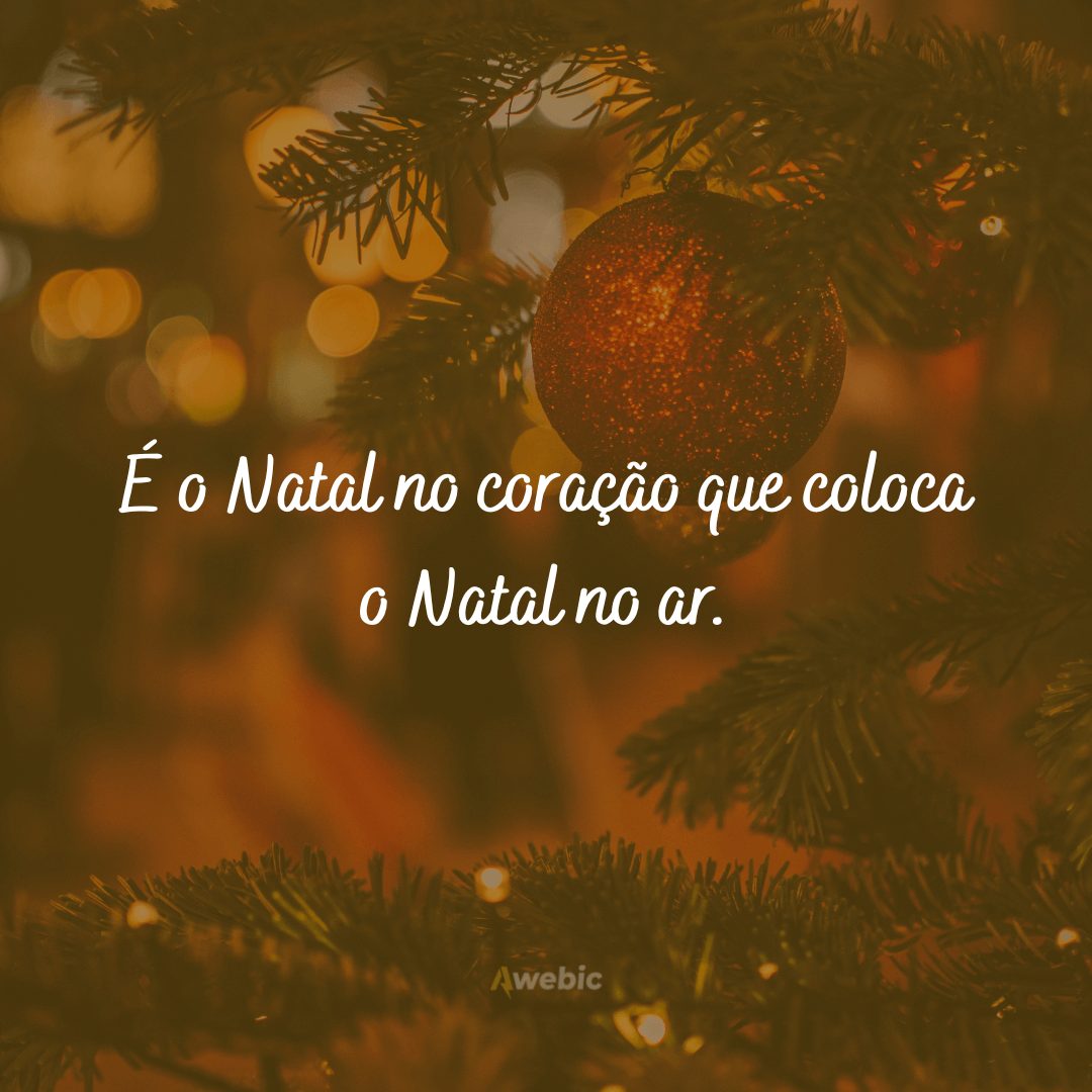 Frases de Natal para feed