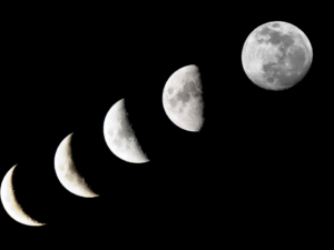 Fase da Lua de 15/05/2025: a energia da Lua Minguante e os planetas visíveis