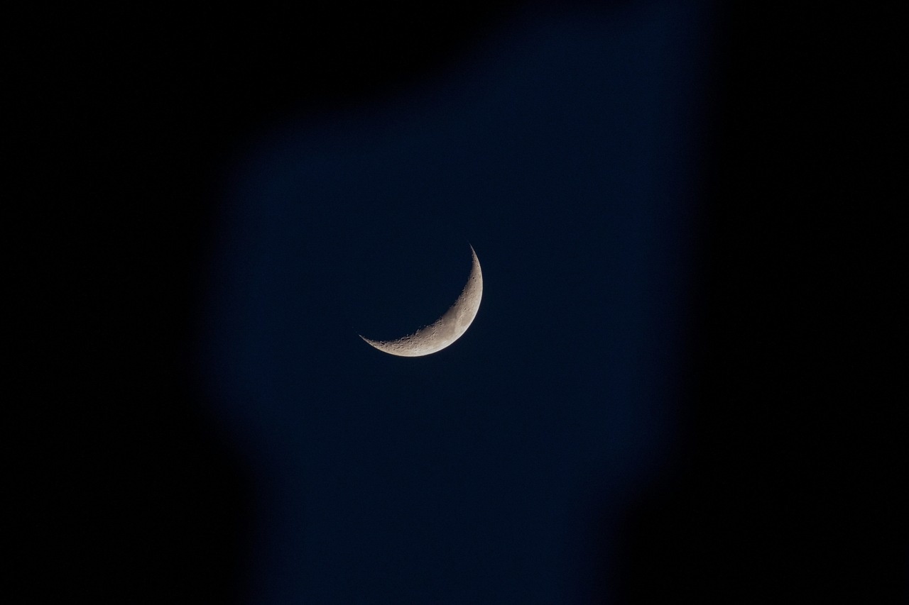 a lua de hoje