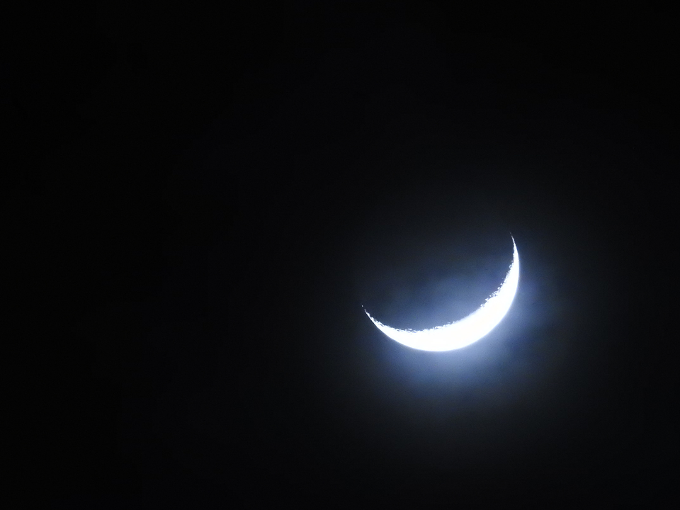 a lua de hoje