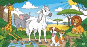 Desenhos de animais para pintar perfeitos para imprimir