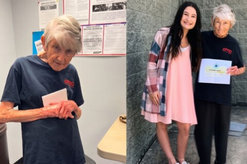 Jovem vê idosa de 85 anos limpando cinema nos EUA, cria campanha nas redes sociais e arrecada quase R$ 800 mil para ajudar na aposentadoria
