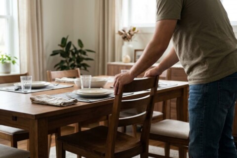 Psicologia analisa o hábito: pessoas que recolocam a cadeira após levantar da mesa mostram um hábito que pode unir organização, senso de dever e consideração por quem utiliza o espaço